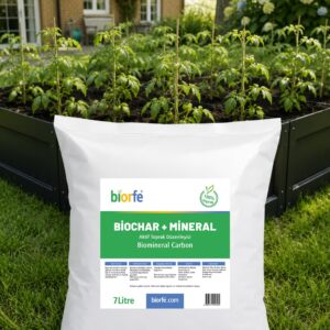 Biorfe Biochar + Mineral — Aktif Toprak Düzenleyici 7 Litre